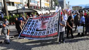 İzmir'de Yürüyüşlü Madımak Anması