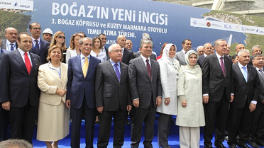 3. Boğaz Köprüsünün Temeli Atıldı