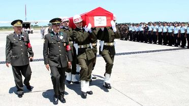 Kazada Şehit Olan Asker Törenle Karşılandı