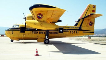 THK'nın Yangın Söndürme Uçağı Zorunlu İniş Yaptı