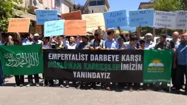 Mursi'ye Destek İçin Basın Açıklaması Yapıldı
