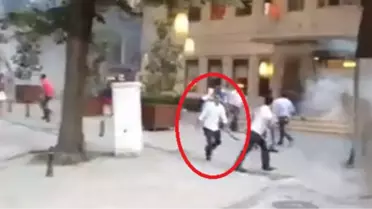 Taksim'de Korkunç Görüntüler