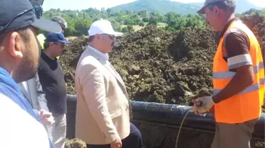 Vali Köşger, Doğalgaz Boru Hattını İnceledi