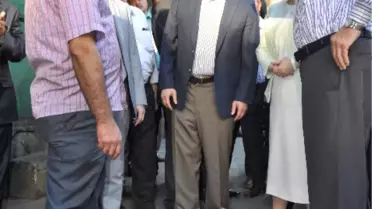 Bakan Davutoğlu ve Şahin, Yuşa Peygamberin Türbesini Ziyaret Etti