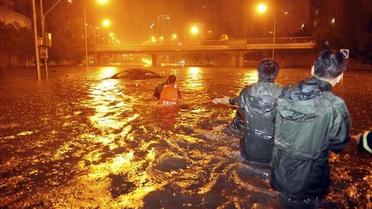 Çin'de Sel Felaketi