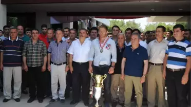 Konyaltı Belediyesi Sporcusu Balaban'ı Karşıladı