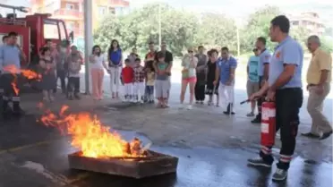 Engelli Çocuklar Alanya İtfaiyesini Ziyaret Etti