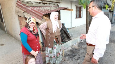 Başkan Köşker Arapçeşme Mahallesinde İncelemelerde Bulundu