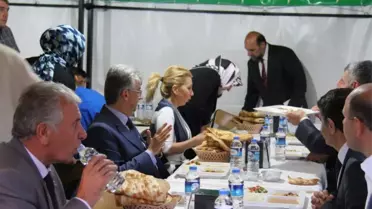 İlk İftar Topu Atıldı