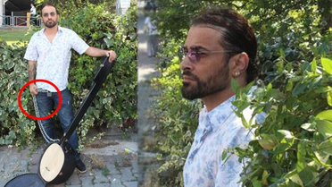 Şarkıcı Ali Güven Telif Hakları için Kendini Zincirledi