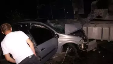 Bodrum'da Tır ile Otomobil Çarpıştı: 1 Yaralı