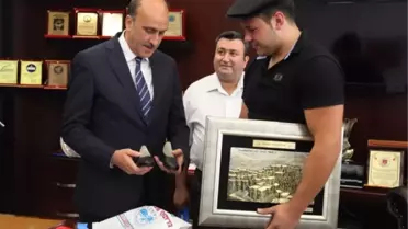 Milli Boksör'den Başkan Selmanoğluna Ziyaret