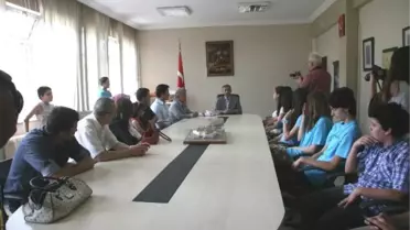 Sbs'de Dereceye Giren Öğrencilerden Ziyaret