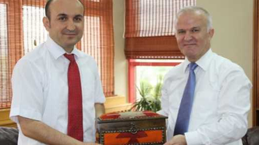 Amasya Üniversitesi Rektörü Orbay, Goü Rektörü Şahin'i Ziyaret Etti