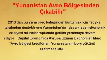 'Yunanistan Avro Bölgesinden Çıkabilir'