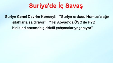 Suriye'de İç Savaş