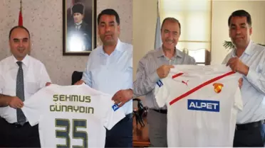 Göztepe Başkanı Urla Kaymakamı Ziyaret Etti