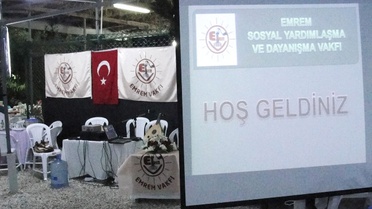Emrem Vakfı Urla Kuşçular Köyü'nde İftar Yemeği Verdi