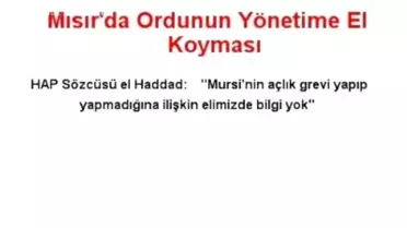 Mısır'da Ordunun Yönetime El Koyması