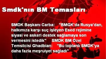 Smdk'nın BM Temasları