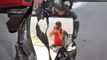 Ceylanpınar'da Çok Sayıda Ev ve İşyerine Mermi İsabet Etti