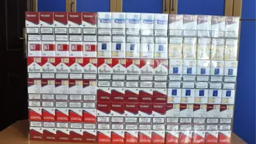 Bafra'da Gümrük Kaçağı Sigara Yakalandı