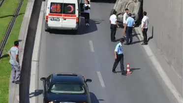 Takla Atan Otomobilden Yara Almadan Çıktı
