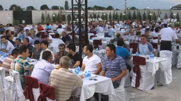 Saruhanlı Sanayi Esnafı İftarda Bir Araya Geldi