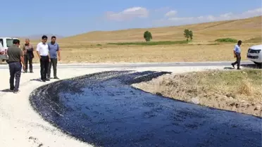 Erciş'te Yol Asfaltlama Çalışmaları