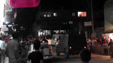 Silopi'deki Suriye Protestosuna Polis Müdahalesi