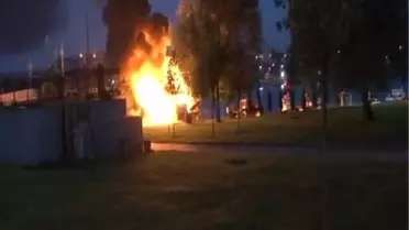 Teknedeki Patlama Kameralara Yansıdı