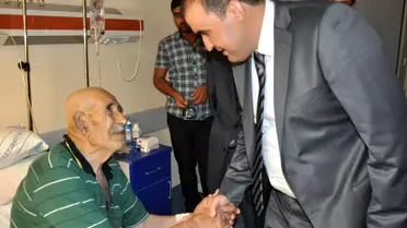 Kaymakam Bingöl Hastaları Ziyaret Ederek Bayramlarını Kutladı