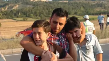 Otomobil İki Ağacı Devirip Şarampole Yuvarlandı: 5 Yaralı