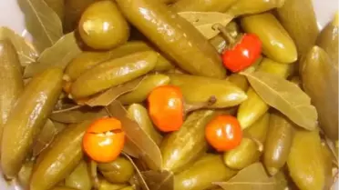 Çubuk Turşusunun Püf Noktalarını Öğretiyor