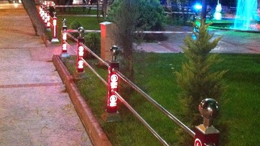 Keçiören Duvarları Renkli Dubalarla Aydınlatıldı