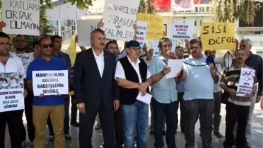 Denizli'de Mısır'daki Katliam Protesto Edildi