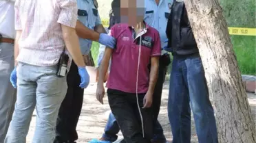 Kaskın Üzerine Çıkıp Ağaca Kendini Astı