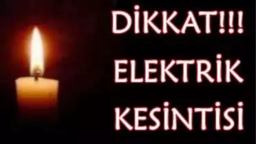 İzmir'de Elektrik Kesintisi