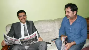 Kaymakam Sönmezay'dan Malabadi Gazetesine Ziyaret