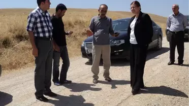 Bayan Kaymakam çalışmaları denetledi