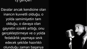 Hasan El Benna'dan Gençliğe Hitabe