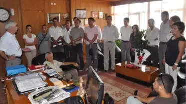 Kadroya Geçen Personelden Özcan'a Ziyaret