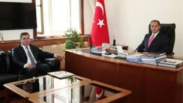 Başkan Özdemir'den Vali Çomaktekin'e Ziyaret