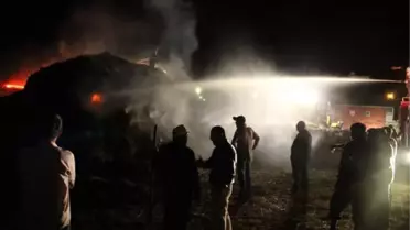 Köylülerin Kışlık Otu Yandı