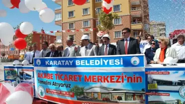 Akabe Ticaret Merkezi'nin Temeli Atıldı