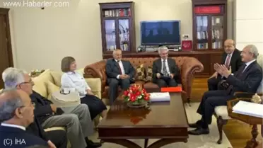 Türk Boyları, CHP Genel Başkanı Kemal Kılıçdaroğlu'nu Ziyaret Etti