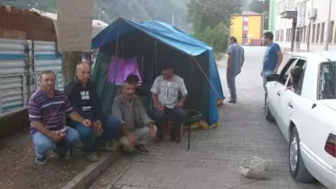 Giresun'da Muhtar Açlık Grevine Başladı