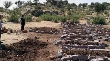 Mardin'deki PKK Mezarlığı Tahrip Edildi