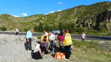 Otomobil Şarampole Yuvarlandı: 4 Yaralı