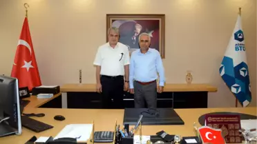 Kaymakam Erguvan ABTÜ'yü Ziyaret Etti
